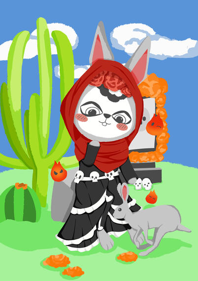 Illustration (The Hare)