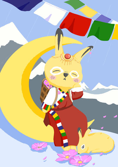 Illustration (The Hare)