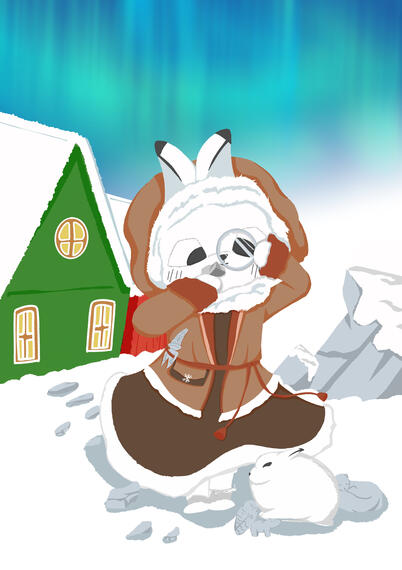 Illustration (The Hare)