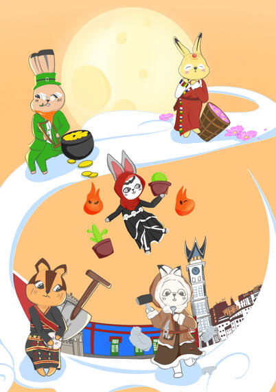 Illustration Potrait (The Hare)